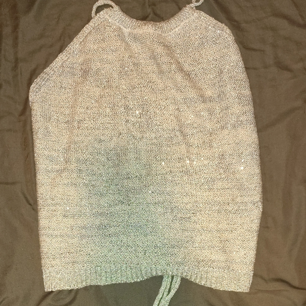 Elegant Women's Gray Halter Top